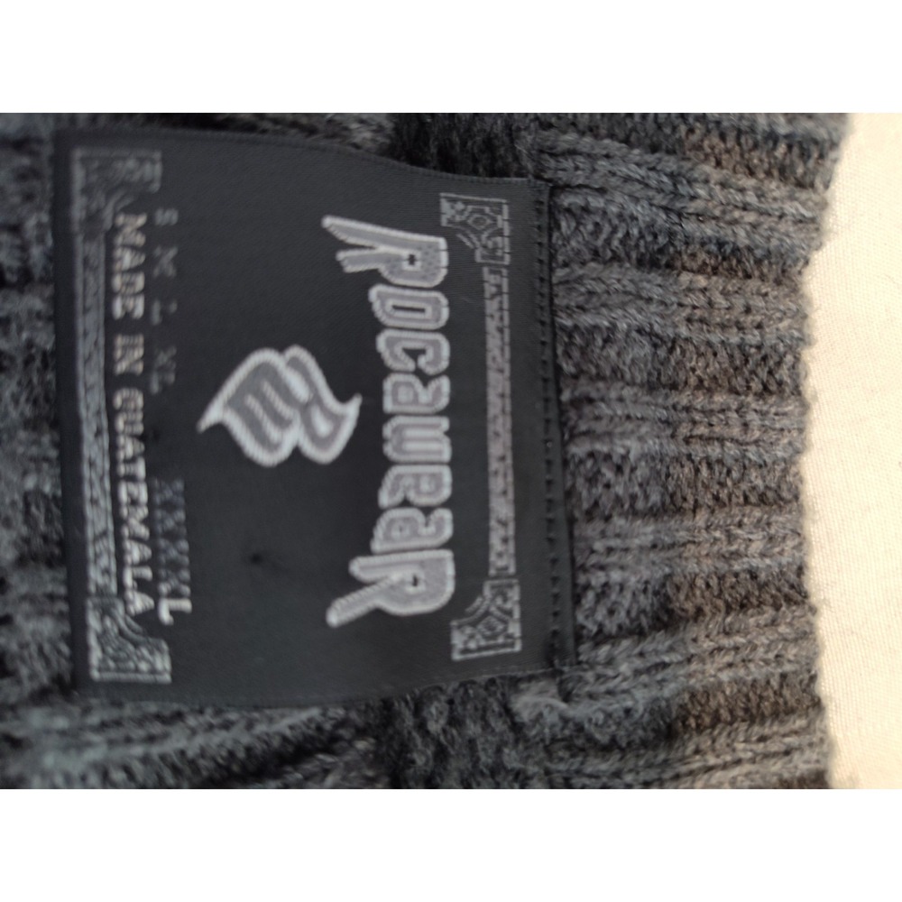 Rocawear Sweater Grey, Black and Red Size 4XL - Picture 3 of 3